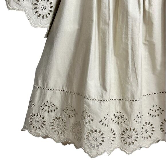 GAP Eyelet‎ Flutter Sleeve Top Size XXSMALL - Picture 6 of 9